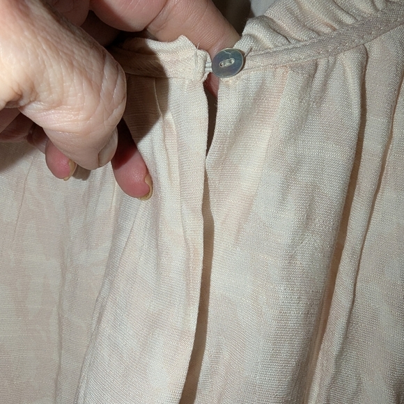 Nine West Cream Tiered Wrap Sundress - Picture 11 of 12